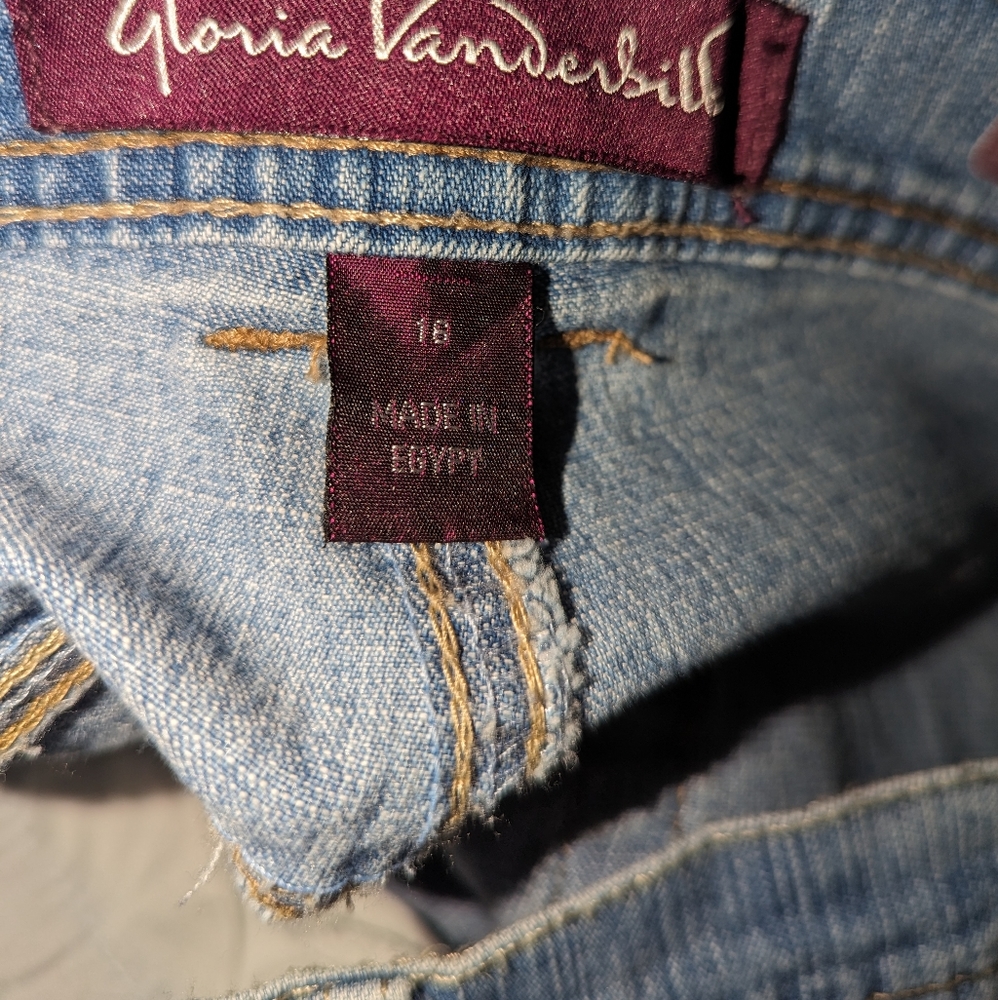Gloria Vanderbilt Amanda jeans size 16 - Picture 7 of 9